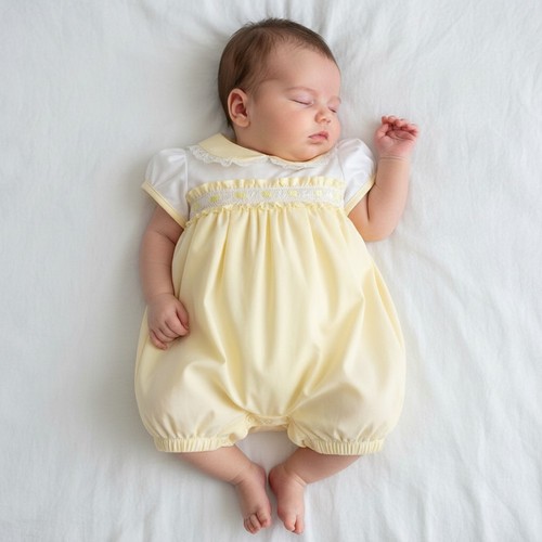 Prem baby girls rompers lemon - prem,