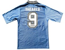 Newcastle Away Shirt 1996 -97 Shearer 9 (fair) Adults Small