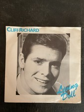 CLIFF RICHARD LIVING DOLL COLUMBIA DB4306 7" VINYL PICTURE SLEEVE SINGLE 1982