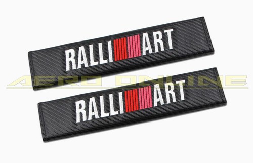 Ralliart carbon seat belt - seat,