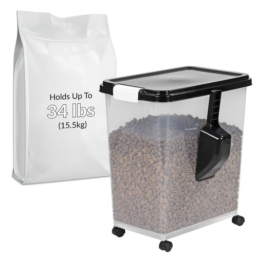 40l black pet food - black,