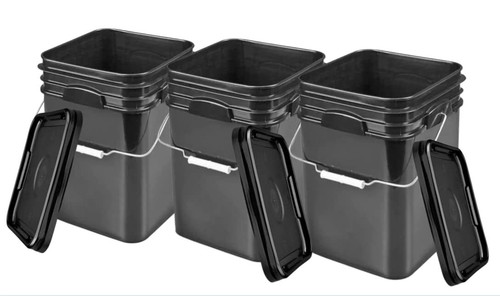 Gallon black square - gallon,