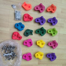 Trymaker Climbing Holds, Rock Climbing Wall Holds 17PCS Climbing Grips Set