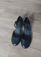 Clark’s Black Mary Jane Cushion Soft Ankle Strap Shoes Size 5 (see description)
