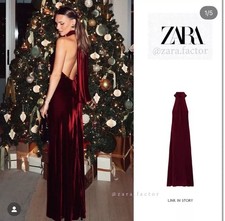 ZARA NEW WOMAN LONG velvet