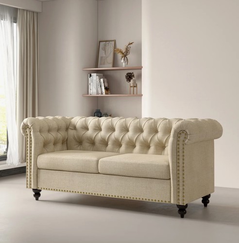 Large seater chesterfield - large,