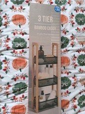 Bamboo 3-Tier Bathroom Storage