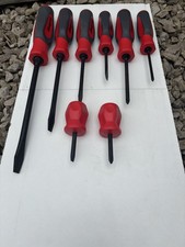 Snap-On 8 Piece Screwdriver Set GHSHD8-6-4-1  -2.      GSHDP42IR-31IR-22IR 