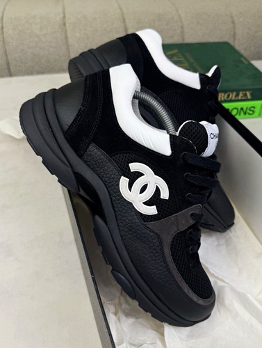 Chanel black white logo - white,