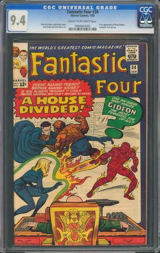 Fantastic four cgc - cgc, 9.4