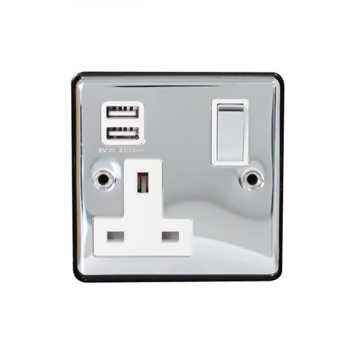 Polished chrome switched - polished,