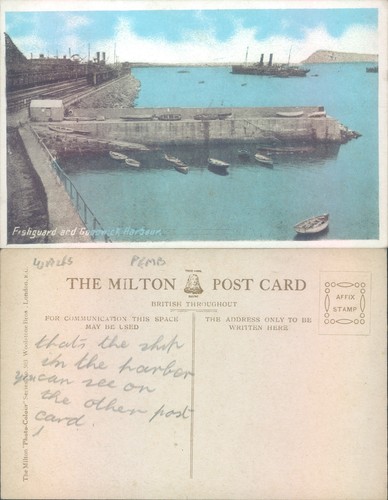 Fishguard and goodwick harbour - and,