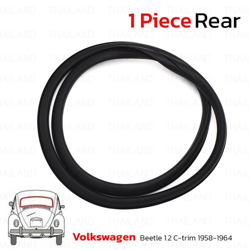 Rear window back glass - window, seal