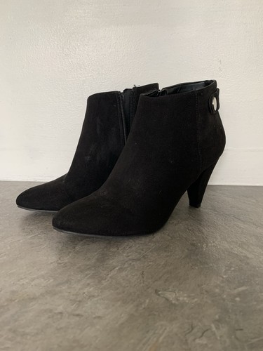 Women ankle boots faux suede - boots,