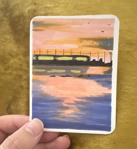 Aceo miniature sunset - aceo’s,