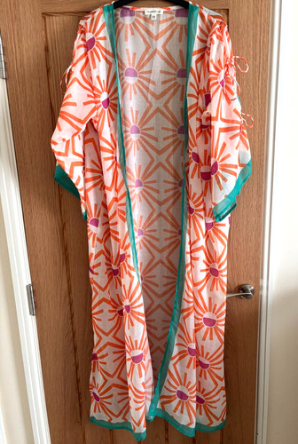 Monsoon white orange - &,