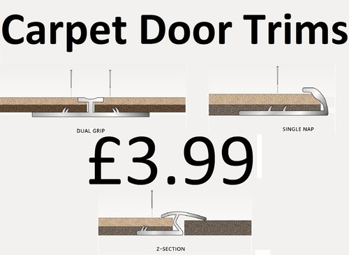 Carpet metal trims door bars - carpet,