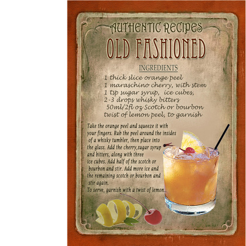 Old fashioned cocktail recipe - old,