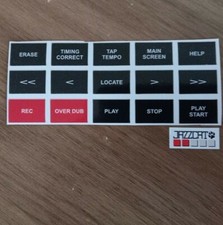 Akai MPC 60 And MPC 3000 Black Button Decal Set