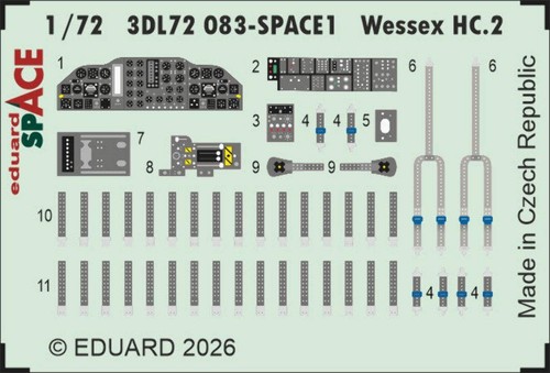 Eduard 3dl72083 westland - eduard,
