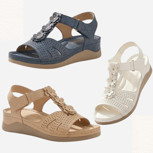 Ladies comfort wedge sandals - ladies,