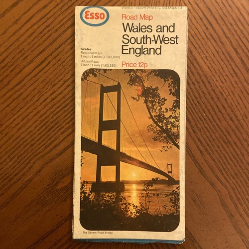 Esso road map - road, south