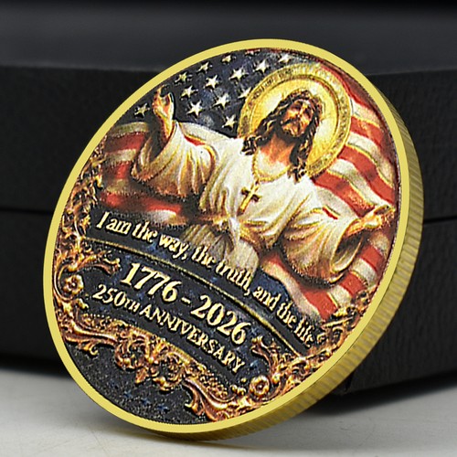 Jesus american flag 250th - american,