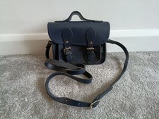 NEW ZATCHELS NAVY BLUE SATCHEL