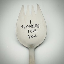 I SPORKING LOVE YOU Boyfriend Husband Wife Girlfriend Anniversary Spork gift