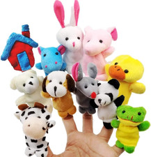 11 Animal Finger Puppet Set