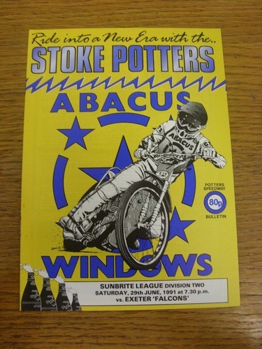 1991 speedway programme - 29/06/1991,