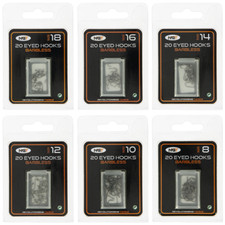 120 x NGT Barbless Eyed Hooks