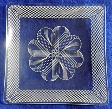 Clear Glass Plate 8" Square
