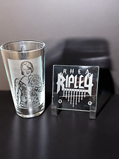 Rhea Ripley hand etched pint