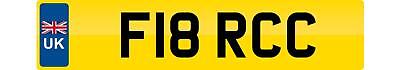 Fierce registration plate f18 - registration,