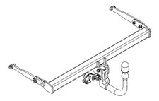 Detachable Swan Neck Tow Bar