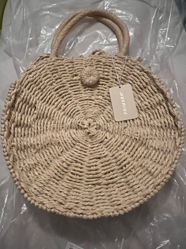 Primark biege straw beach - primark, bag