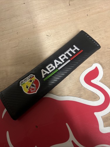 Abarth car seat belt cover - seat,