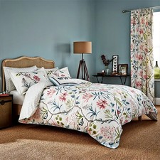 Sanderson Clementine Duvet Cover Set King Size Duck Egg
