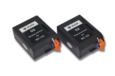 2 Black Ink Cartridges for Canon Starwriter Pro 2000 5000