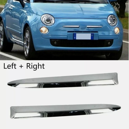 Chrome pair front bumper upper - chrome,