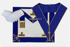 MASONIC REGALIA CRAFT PROVINCIAL UNDRESS APRON, UNDRESS COLLAR, GLOVES BRAND NEW
