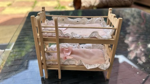 Wooden dolls house - bunk, bed