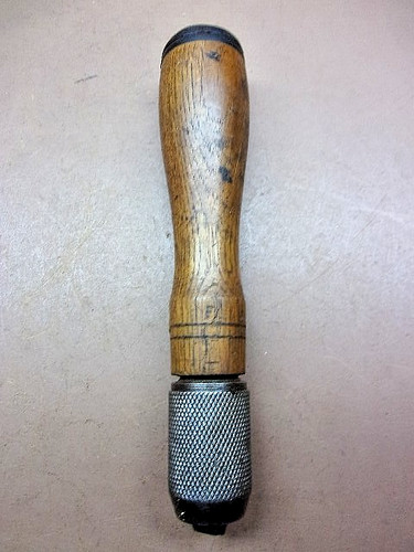 Antique wood handled - wood,