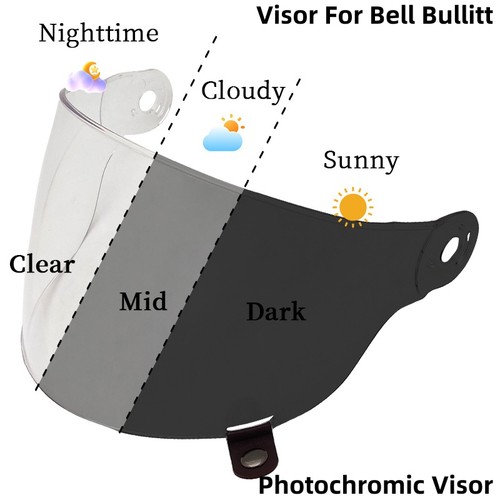 Photochromic visor flat - photochromic,