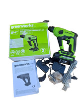 Greenworks 24V Sds Rotary Hammer 1.2J Drill Cordless  Heavy Duty with Battery