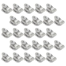  300 Pcs Mini Tartlet Tins Small Pastry Cases Foil Pie Trays Pans