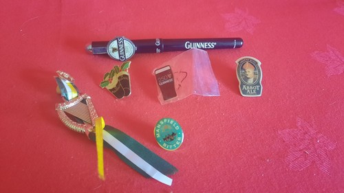Assorted beer lapel pin - beer,