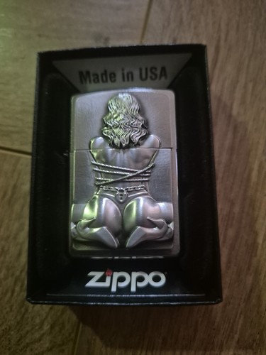 New zippo lighter - zippo, girl