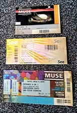 MUSE CONCERT TICKETS (3)☆ 1 x TEIGNMOUTH 2009, 1x WEMBLEY 2010, 1x WEMBLEY2007
